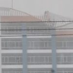 Akibat Cuaca Ekstrem, Ornamen Top Roof Gedung Menara Balai Kota Kendari Rubuh