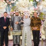 Bupati Ruksamin, Presiden Jokowi dan Para Menteri Hadiri Resepsi Pernikahan Putra Mentan