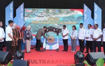 Menkraf Bersama Pemprov Sultra Resmikan Pameran Ekonomi Kreatif dan Pariwisata pada Rakornas PHD