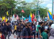 Ribuan Massa Mahasiswa di Sultra Minta Penghapusan Tunjangan DPR, Pengesahan UU Perampasan Aset, dan Reformasi Polri