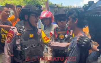 Nyaris Diamuk Massa, Pencuri Solar di Kendari Diselamatkan Polisi Tepat Waktu