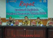 Bakal Dihibur Artis Ibukota, Bupati Konut Gelar Rapat Pemantapan Festival Konasara HUT ke-19