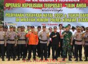 Apel Operasi Lilin Anoa 2025, Dandim 1430/Konut Tegaskan Komitmen Pengamanan Nataru