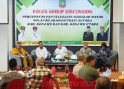 Pemda Konawe Utara Gelar FGD Percepatan Penyelesaian Batas Wilayah dengan Kabupaten Konawe