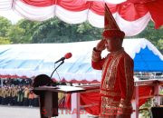 Bupati Konut Dampingi Gubernur Sultra Pimpin Upacara HUT ke-19 Kabupaten Konawe Utara