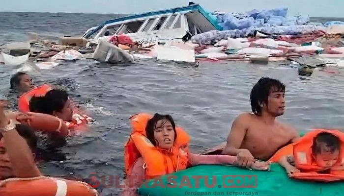 KM Cahaya Intan Celebes Tenggelam di Perairan Bombana