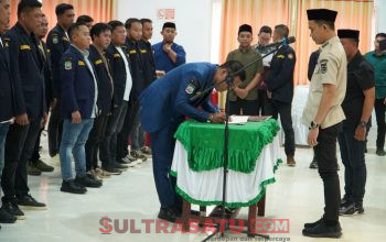 Lantik Karang Taruna, Bupati Konut Buka Ruang Kolaborasi Bangun Daerah