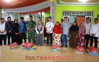 Safari Ramadhan, Bupati Konawe Utara Salurkan 50 Paket Sembako di Desa Basule
