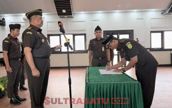 Kajari Konawe Fachrizal Lantik Hartanto sebagai Kasi Pidsus, Harapkan Prestasi Berlanjut