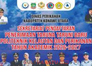 Buruan Daftar, Dinas Perikanan Konawe Utara Buka Rekrutmen Taruna-Taruni Politeknik KP 2026/2027
