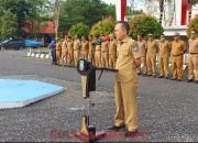 Wakili Bupati, Asisten III Pimpin Apel Gabungan Lingkup Pemkab Konawe Utara