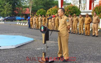 Wakili Bupati, Asisten III Pimpin Apel Gabungan Lingkup Pemkab Konawe Utara