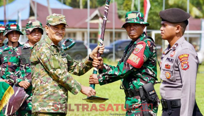 Pemerataan Pembangunan Melalui TMMD ke-128, Wakil Bupati Konawe Utara: Satukan Langkah Bangun Negeri dari Desa