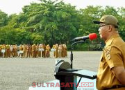 Wakili Bupati, Asisten II Pemda Konawe Utara Pimpin Apel Gabungan Tegaskan Antar OPD Bersinergi