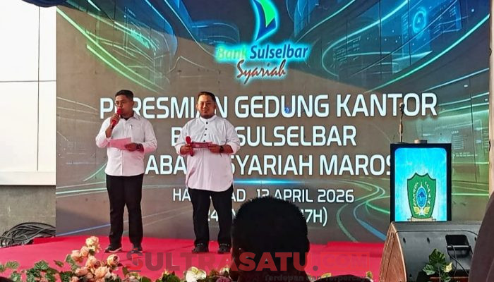 Demi Tingkatkan Kualitas Layanan, Bank Sulselbar Cabang Syariah Maros Kini Punya Kantor Baru