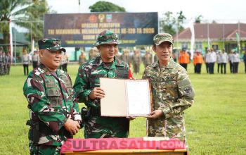 TMMD Ke-128 Kodim 1430/Konut Resmi Ditutup, TNI dan Pemda Perkuat Sinergi Bangun Desa di Konawe Utara