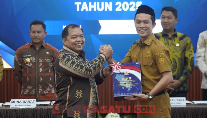 Pemda Konut Kembali Raih Opini WTP 9 Kali Berturut-turut 