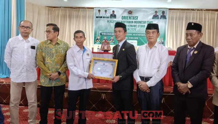Bupati lkbar Buka Orientasi PWI Konawe Utara, Tegaskan Pers Profesional Jadi Pilar Pembangunan Daerah