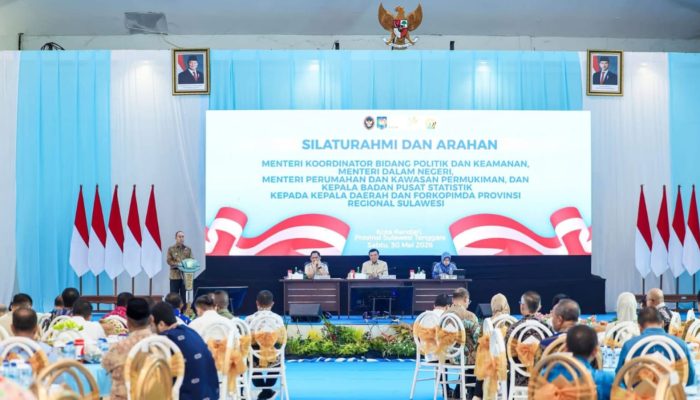 Menko Polkam dan Mendagri Temui Kepala Daerah Sulawesi, Gubernur Sultra Dorong Pembangunan Inklusif