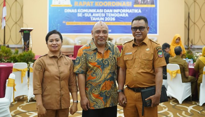Rakor Kominfo Sultra, Diskominfo Konawe Utara Dorong Pemerataan Akses Digital hingga Desa