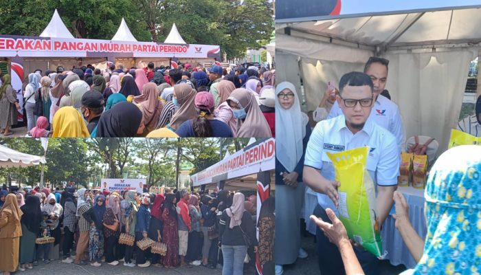 Gerakan Pangan Murah Perindo Sultra di Kendari Bantu Ringankan Beban Masyarakat, Targetkan Penyaluran LPG Gratis