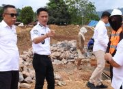 Usai Teken Kontrak Konstruksi, Bupati Ikbar Tinjau Lokasi Pembangunan RSUD Konawe Utara
