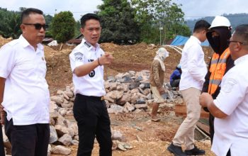 Usai Teken Kontrak Konstruksi, Bupati Ikbar Tinjau Lokasi Pembangunan RSUD Konawe Utara