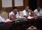 Rapat Evaluasi Serapan Anggaran 2026, Sekda Konawe Utara Kumpulkan Kepala OPD dan Camat