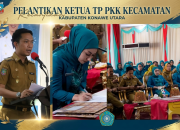 ‎Perkuat Peran Bangun Keluarga Berkualitas, Hj. Misra Wastawati Ikbar Resmi Lantik Ketua TP-PKK Kecamatan se-Konawe Utara