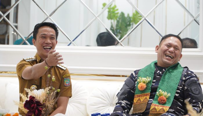 Bupati Konawe Utara Terima Kunjungan Kerja Danlanal Kendari, Perkuat Sinergi Pemerintah Daerah dan TNI AL