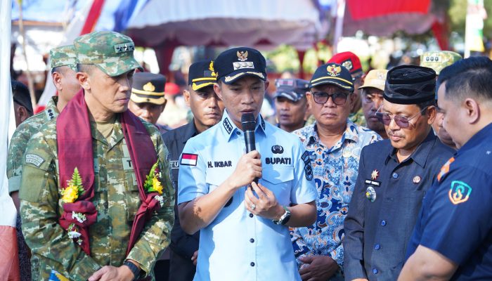 Bupati Konut lkbar Apresiasi Sinergi TNI dan PT Antam Dalam Pembangunan jembatan Perintis Garuda di Konawe Utara