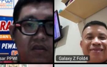 Ketua DPD PPWI Sultra Ikuti Silaturahmi Nasional Secara Daring