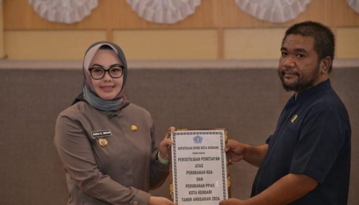 Pemkot dan DPRD Kendari Sepakati Perubahan KUA-PPAS 2026