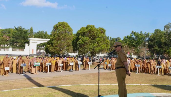 Wakili Bupati, H. Abuhaera Pimpin Apel Gabungan ASM Konawe Utara Tekankan Kesiapsiagaan Hadapi Musim Kemarau 